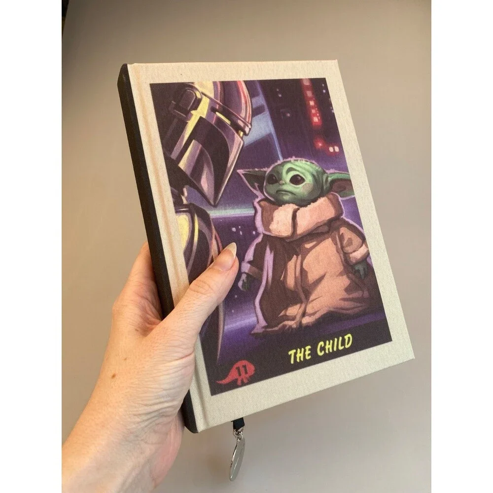Disney Star Wars: The Mandalorian The Child Yoda Grogu Notebook writing NWT